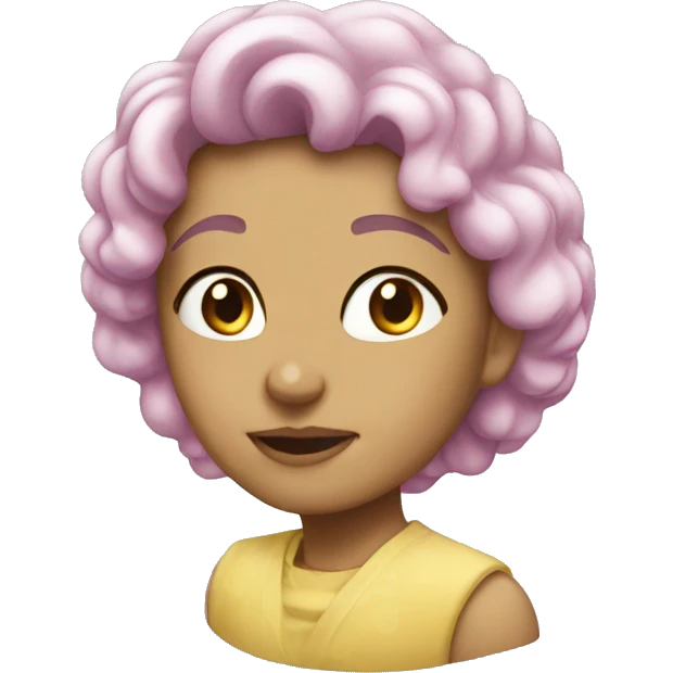 Rosa Wolke emoji