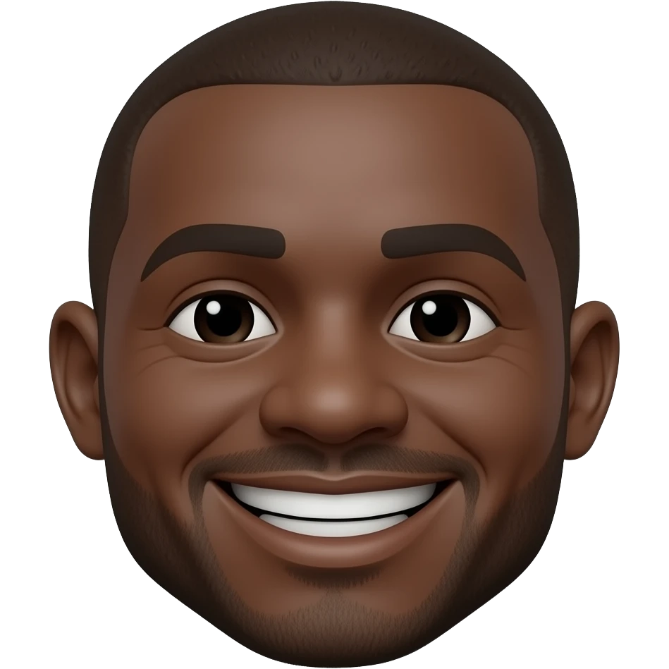 dark smile face emoji