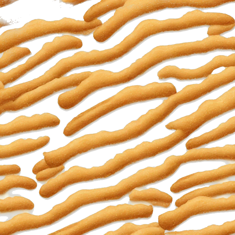 Horizontal filled cream churro emoji