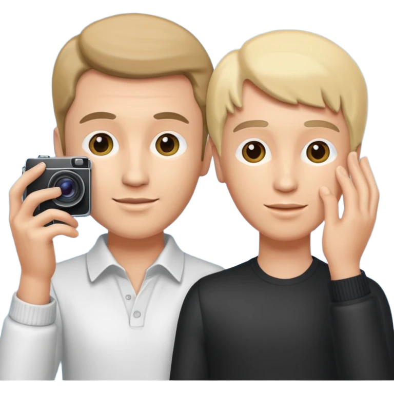 take photos with the wax figures emoji