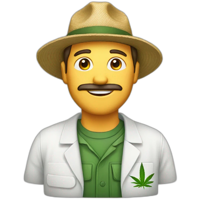 Cannabis farmer emoji