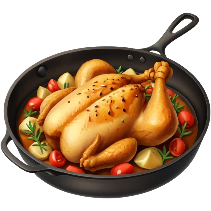 burned chicken dish emoji