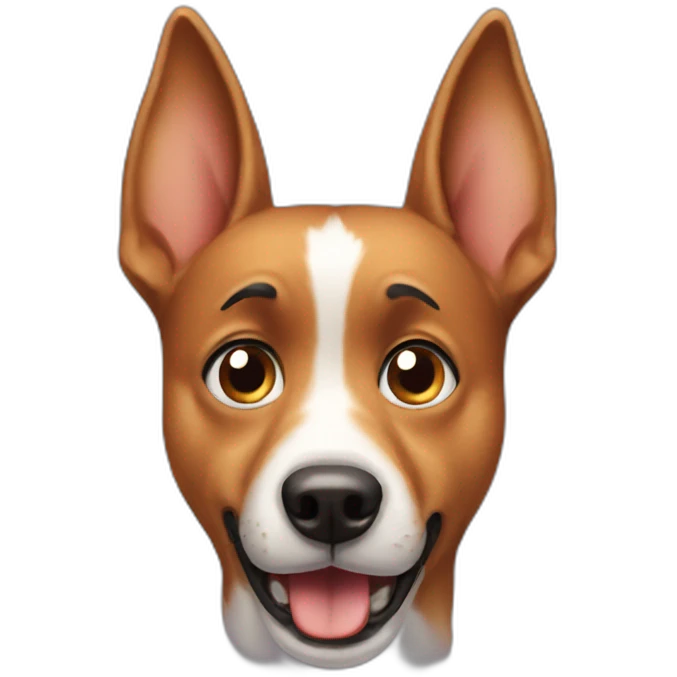 surprised dog emoji