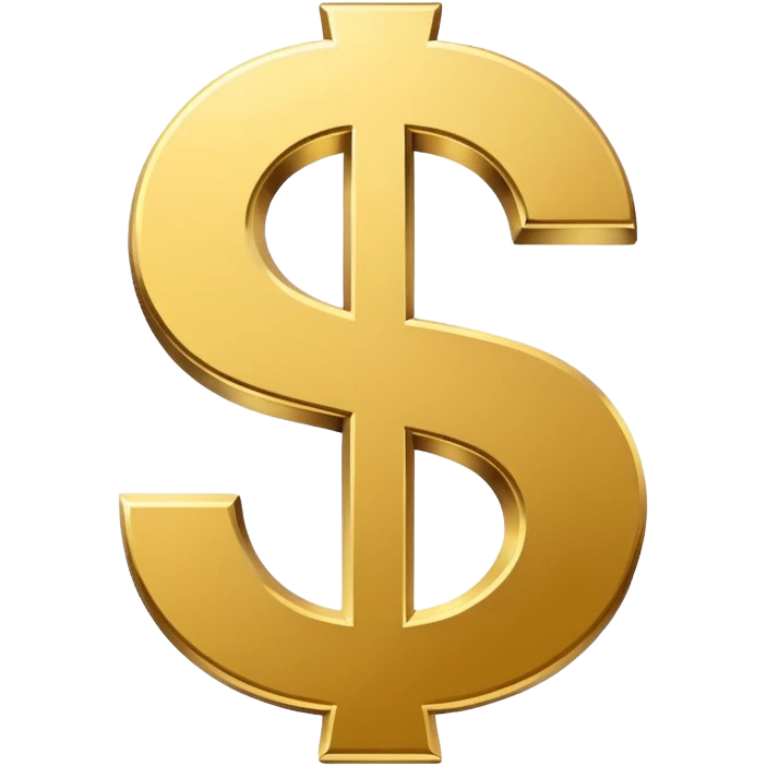 MACOS ICON STYLE dollar sign SYMBOL simple icon emoji