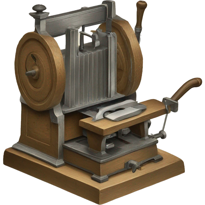  sharpening machine XVIII century emoji