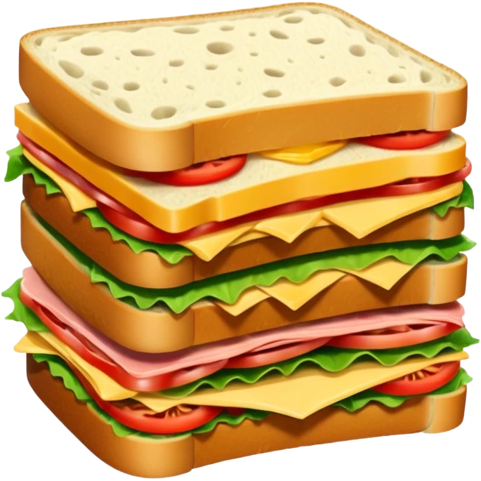 a sandwich cut in half emoji
