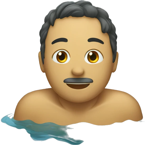 swimming in river emoji