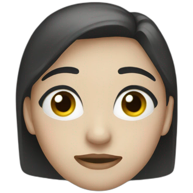 Natalí con anteojos emoji