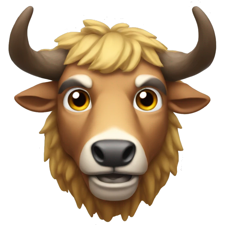 Muscle stag emoji