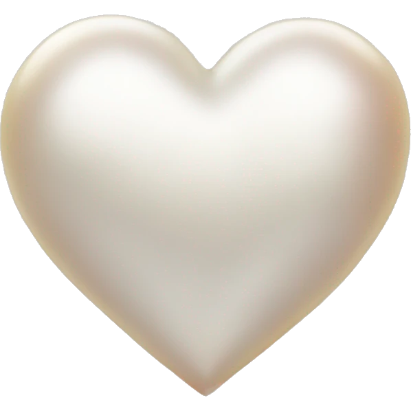 pearl heart emoji