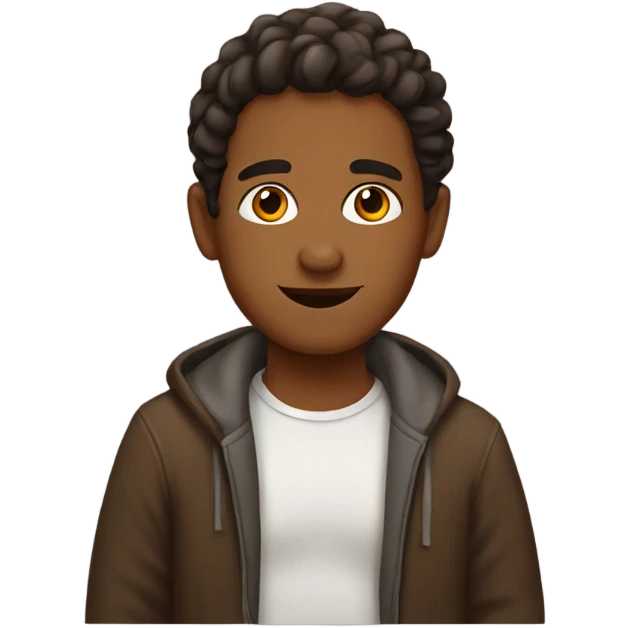 Brown person random book emoji