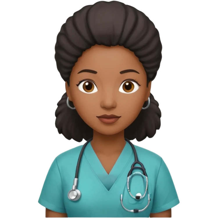 black woman surgeon emoji