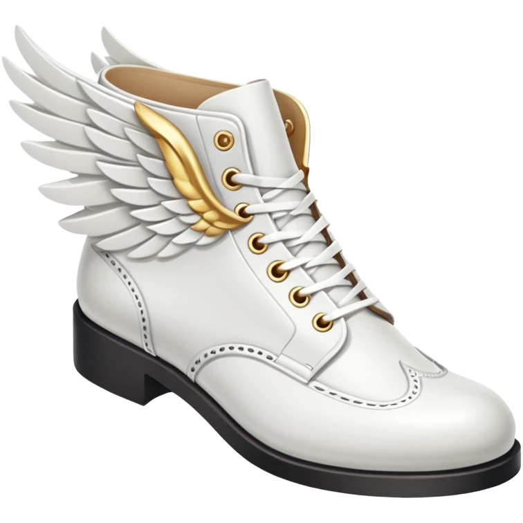 white wing shoes emoji