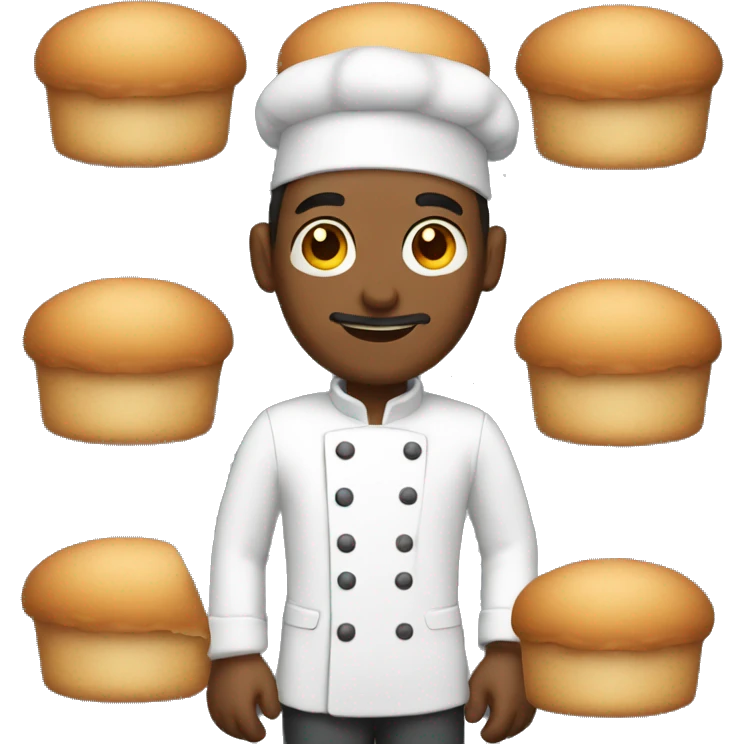 Male baker emoji