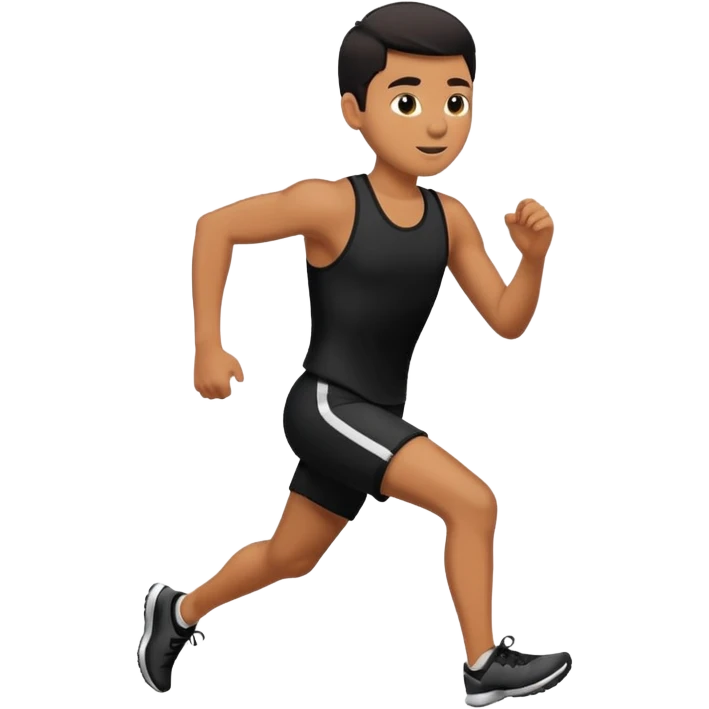 кружок в нем человек бежит emoji