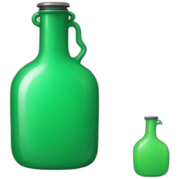 green flask emoji