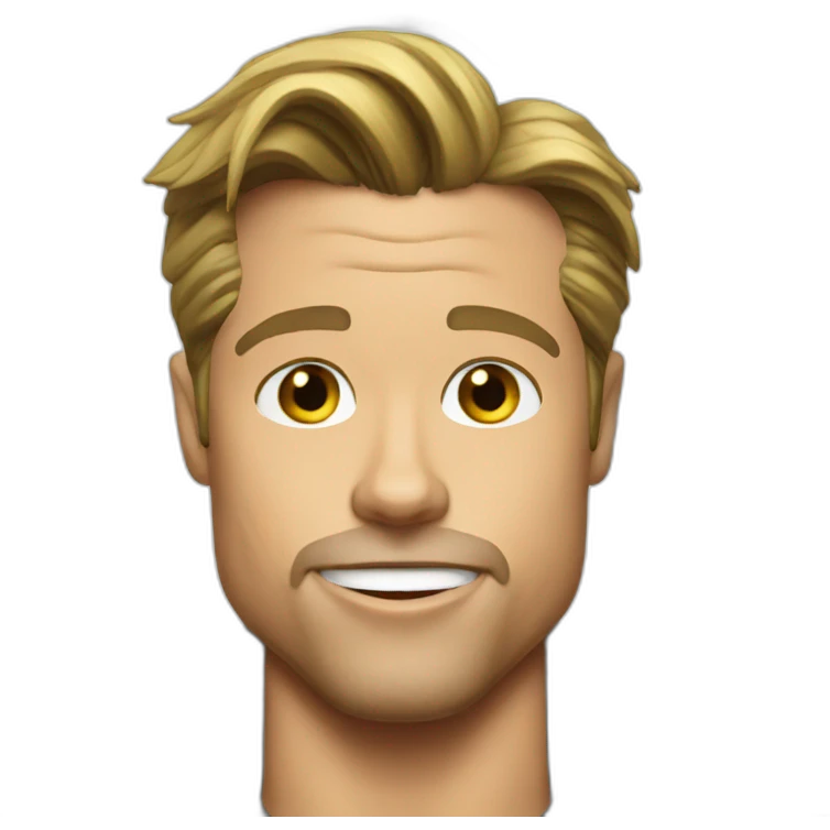 brad pitt emoji