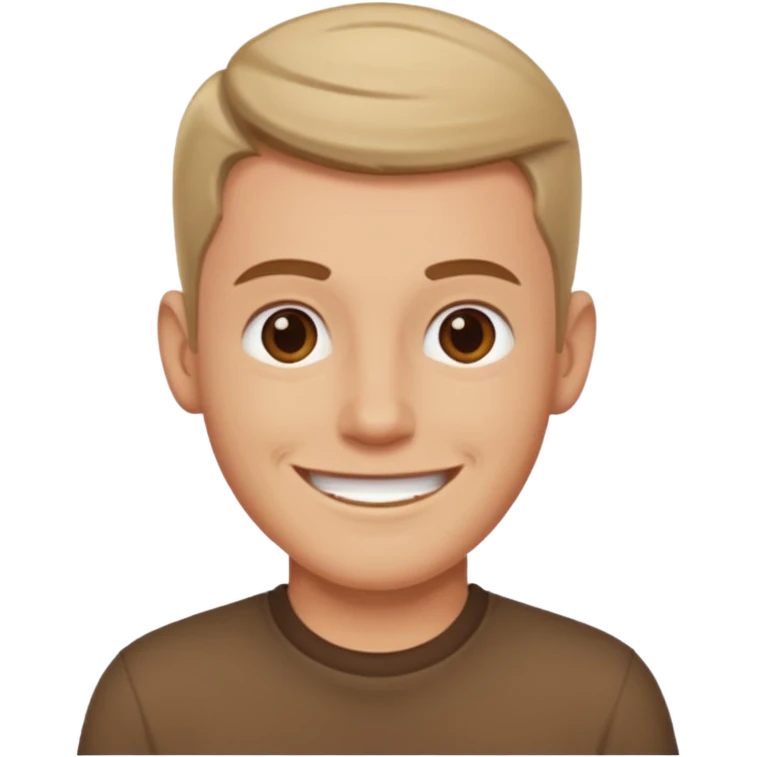 Neil Fanning with brown shirt emoji