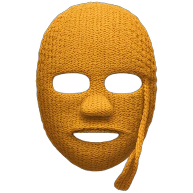 ski mask cross  emoji