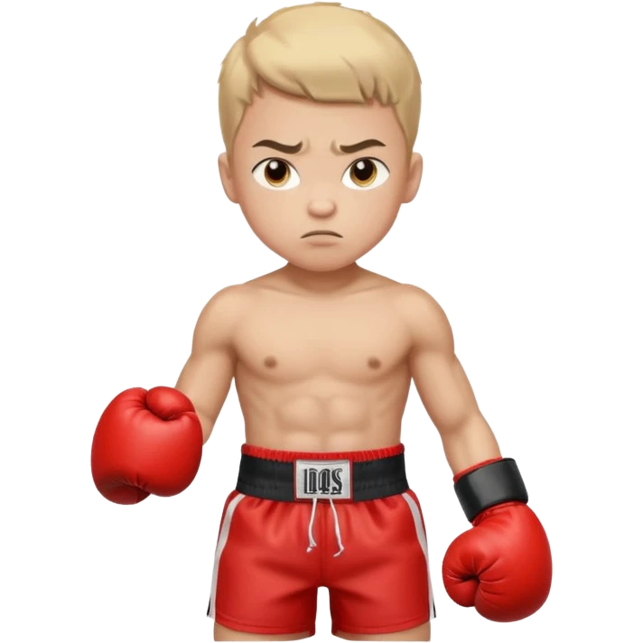 young boy professional boxer emoji