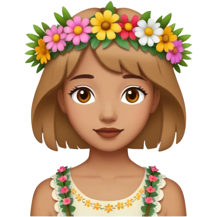 girl at a festival emoji