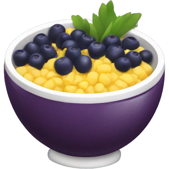 açaí bowl emoji