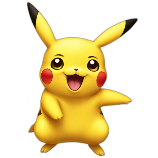 Happy pikachu emoji