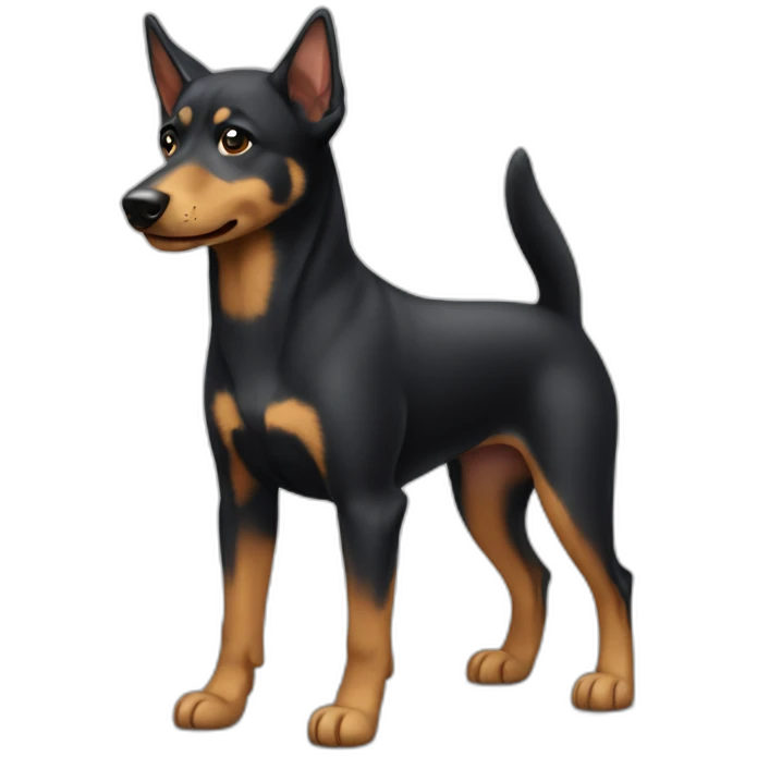 australian kelpie senior dog emoji