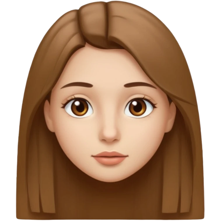 JE VOUDRAIS UNE FILLE AUX YEUX MARRONS UN PETIT NEZ LES LEVRE MOYENNE AVC DES CHEVEUX LISSE DETACHE MARRON CLAIR emoji