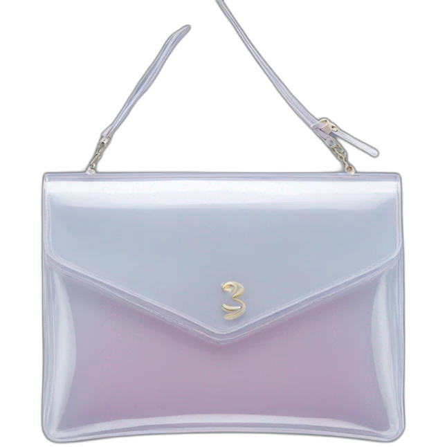 pochette plastique transparent emoji