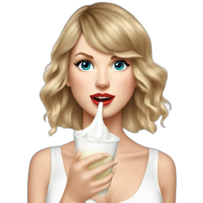 taylor-swift-milk-on-face emoji