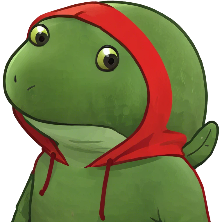 Cactus with a red hoodie emoji