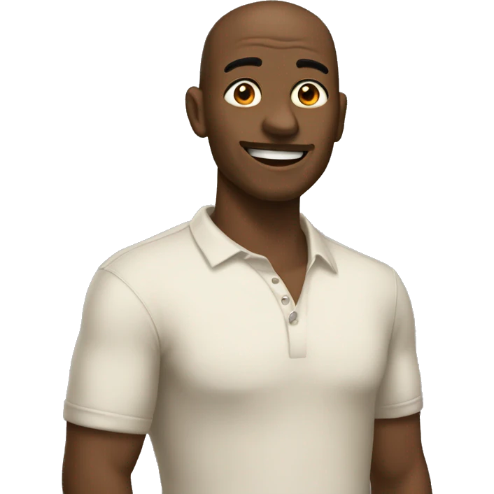 Бежевый пудель  emoji
