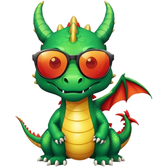Dragon sunglasses emoji