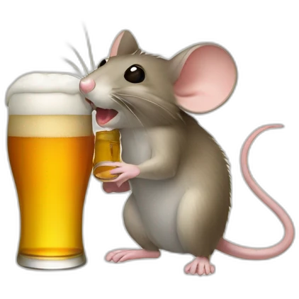 Mouse+Beer emoji