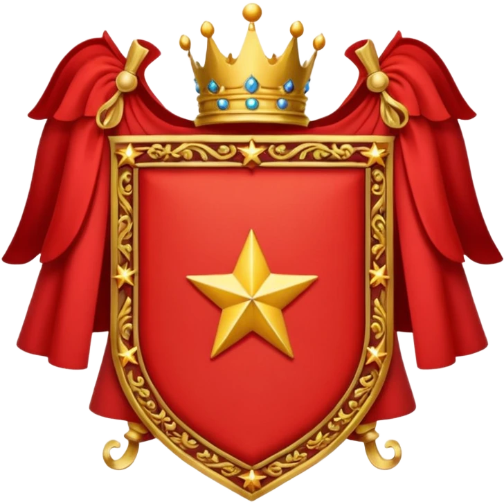red 5 stars coat of arms emoji