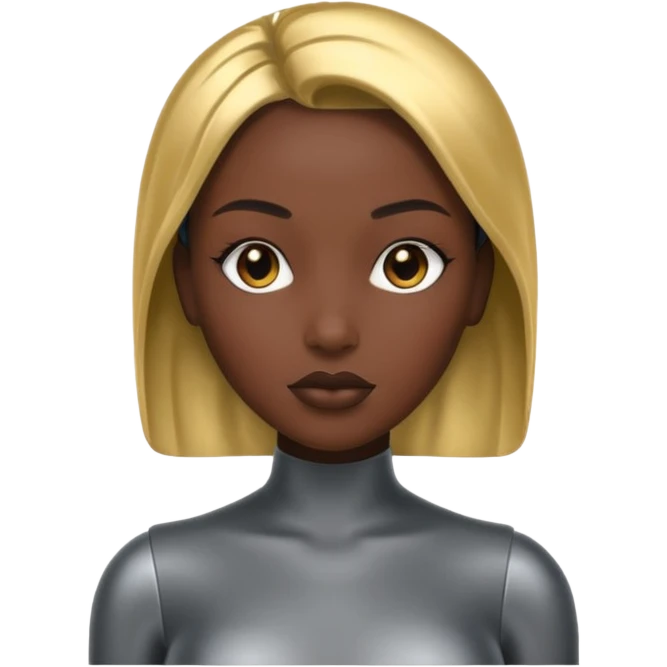 African American Android emoji