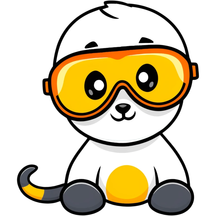 mongoose with snorkel goggles emoji