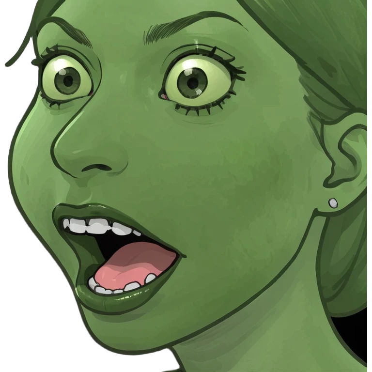 Girl drooling  emoji