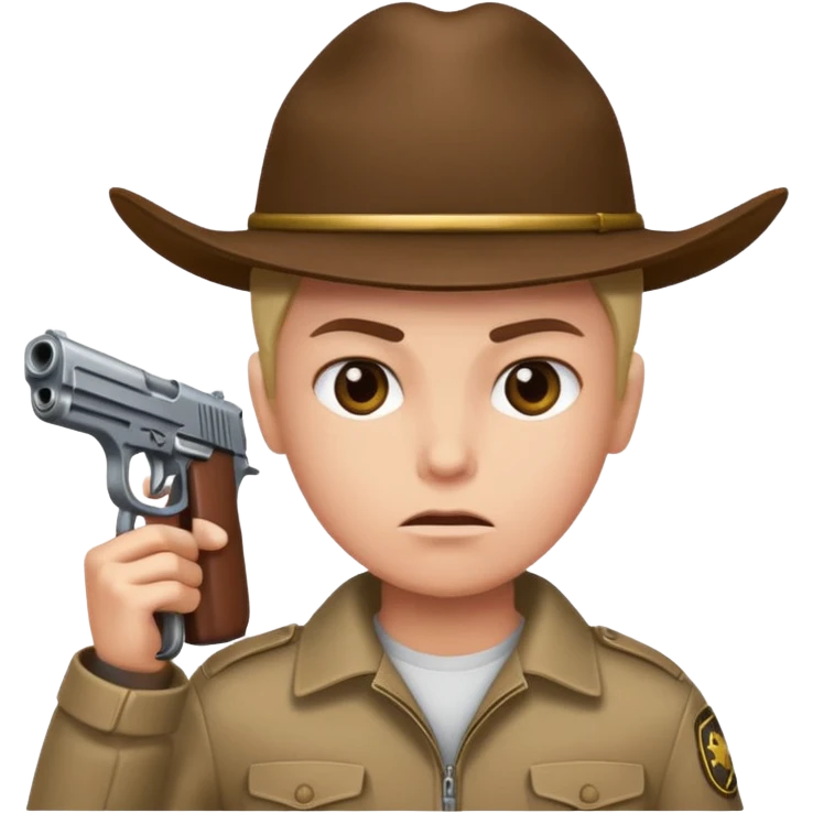 A person with a gun to their head emoji
