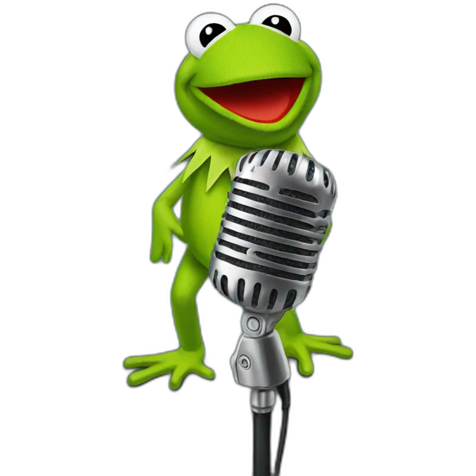kermit Microphone emoji