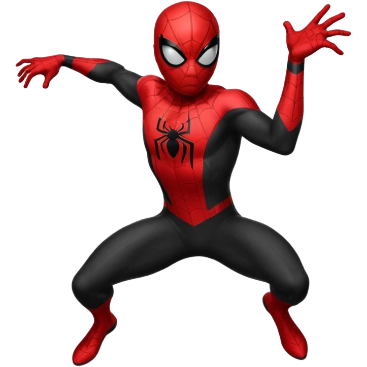 Creat black spider man emoji
