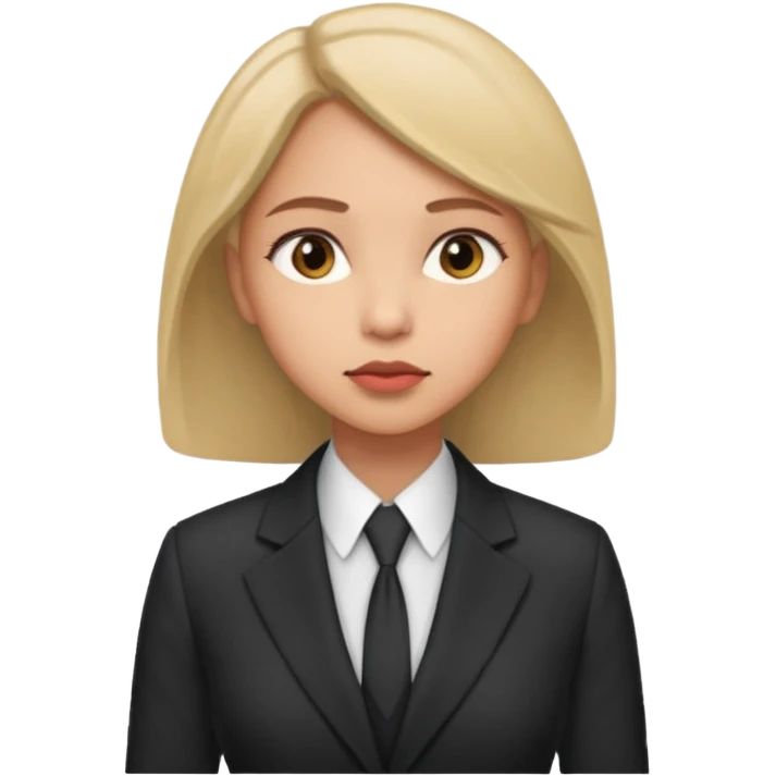 the woman in suits thinks about a lot of people emoji