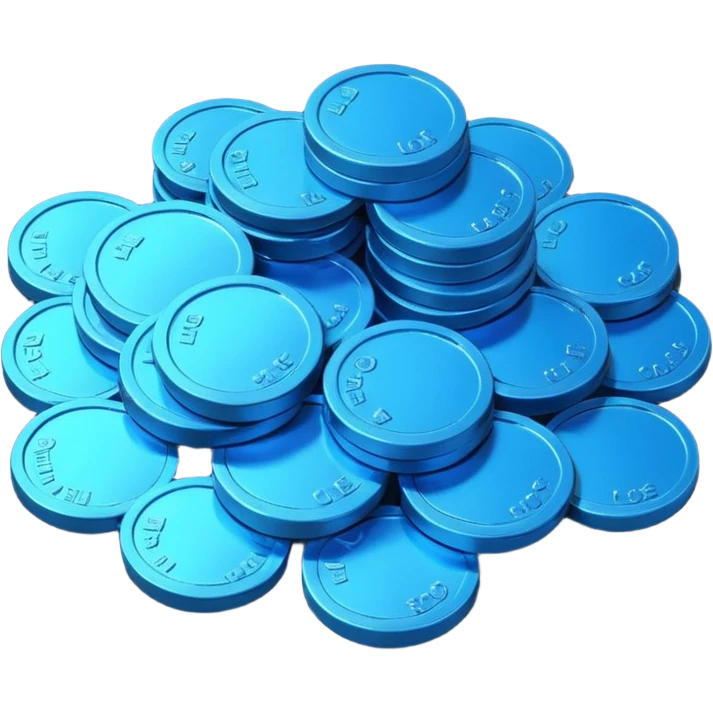 blue coins credit pack emoji