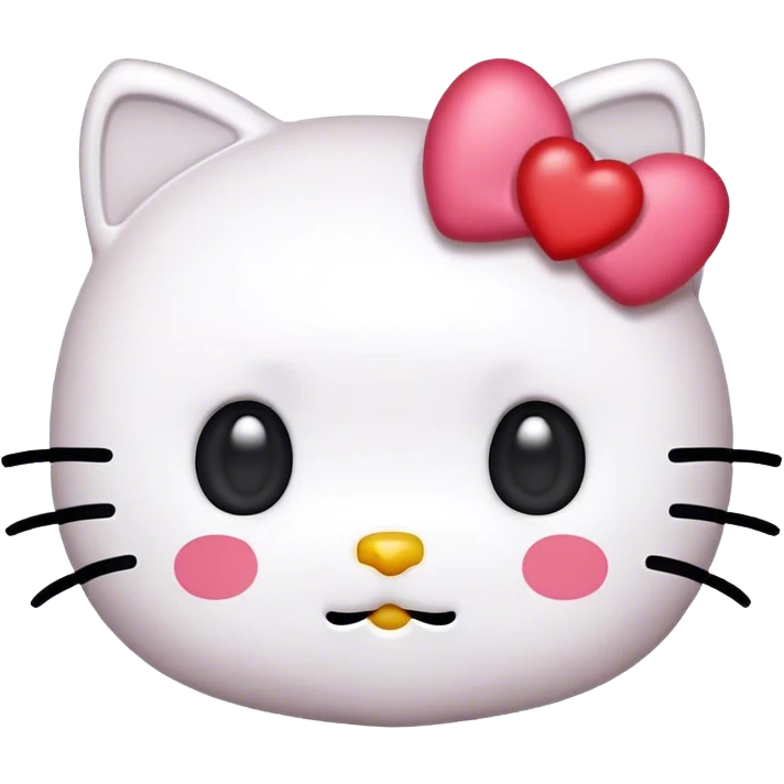 hello kitty heart eyes emoji emoji