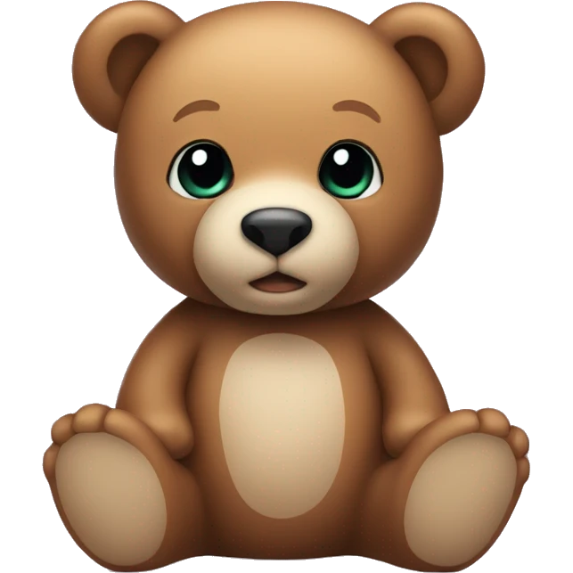 Cute teddy bear emoji