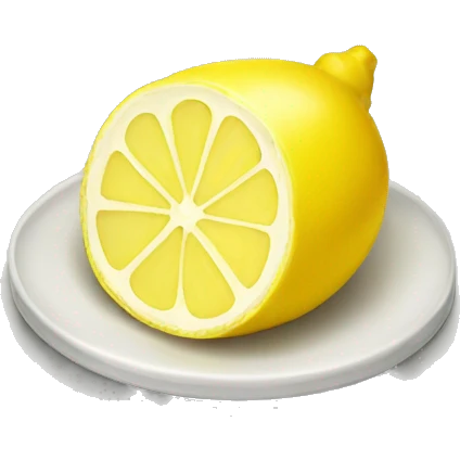 slice of lemon emoji