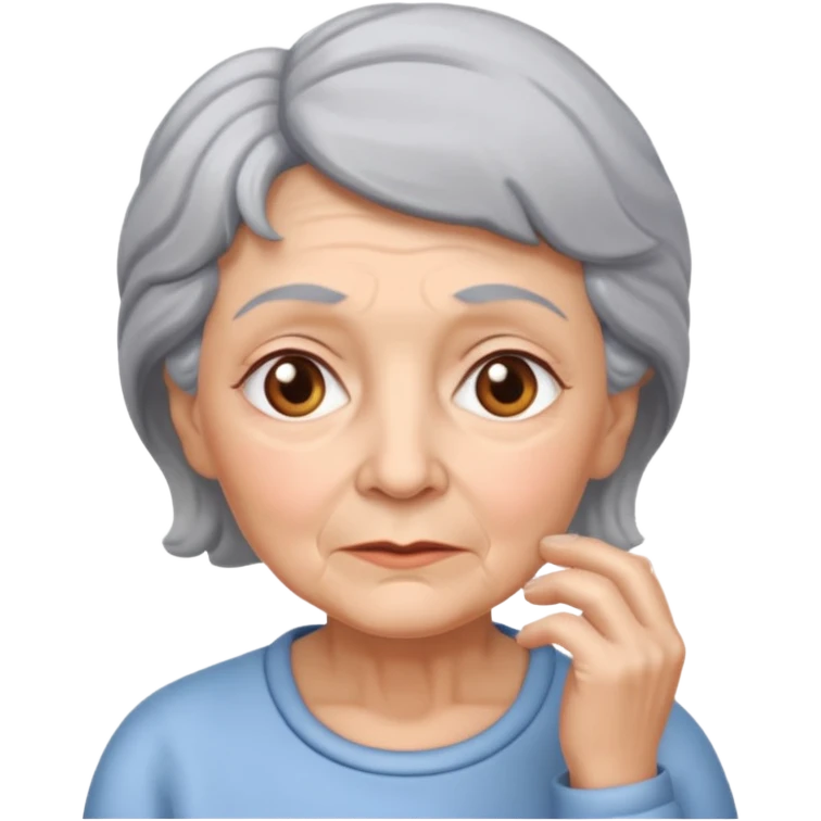 granny thinking emoji