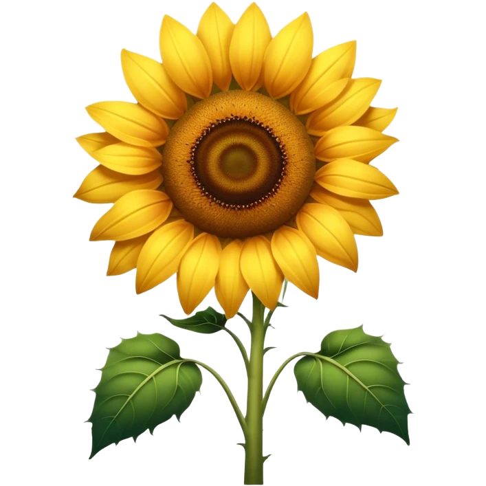 Sunflower in night sky emoji