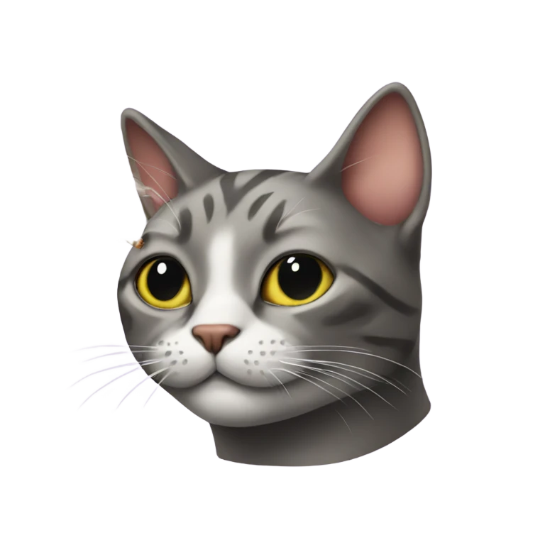 Cat smoking emoji